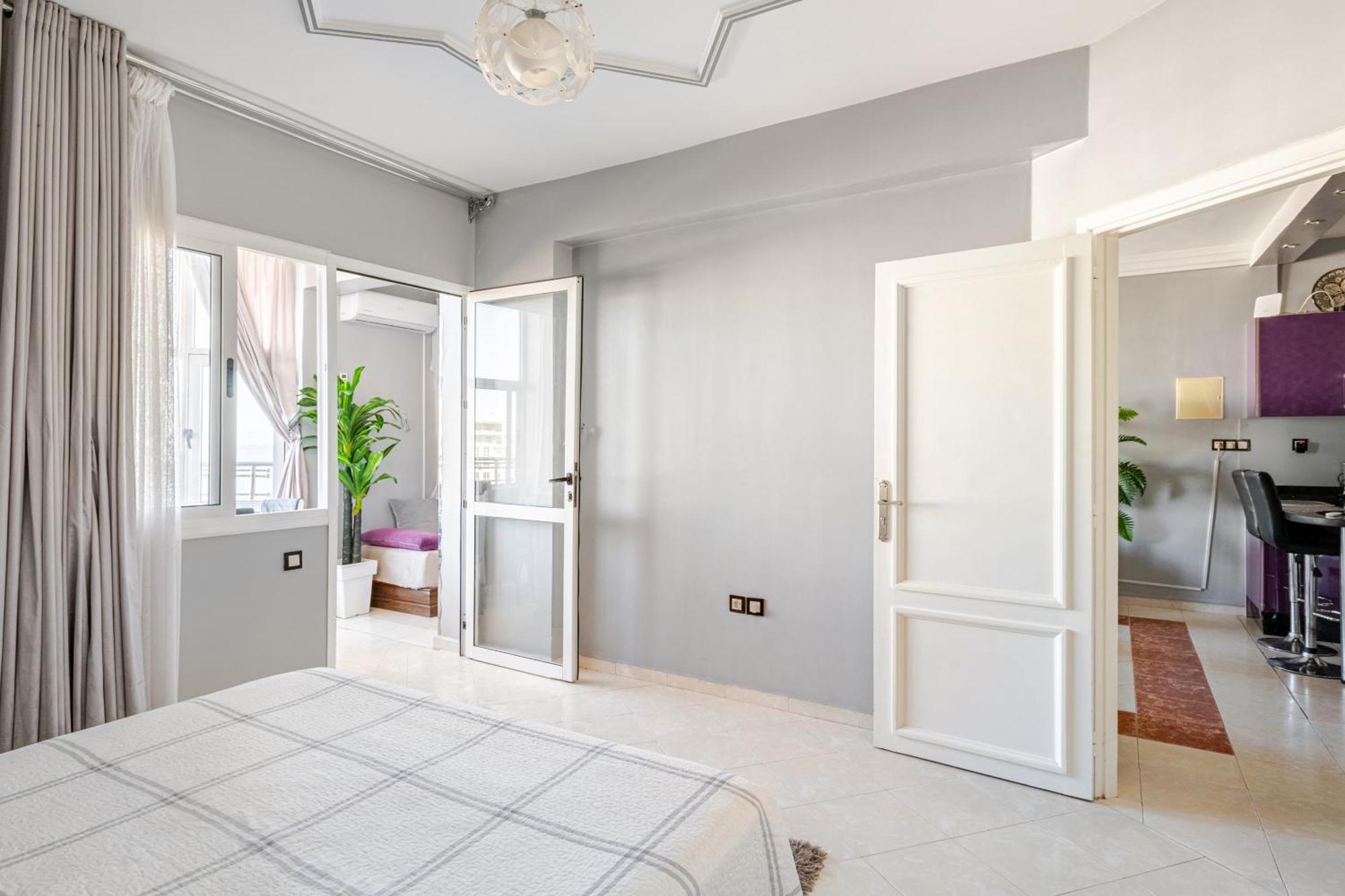 Oceanview Apartment With Stunning City View Tangeri Esterno foto